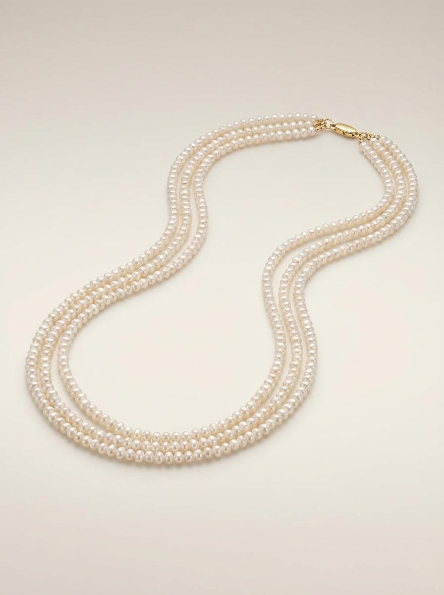 COLLAR PERLAS 3 TIRAS 31.5GR (50CM)