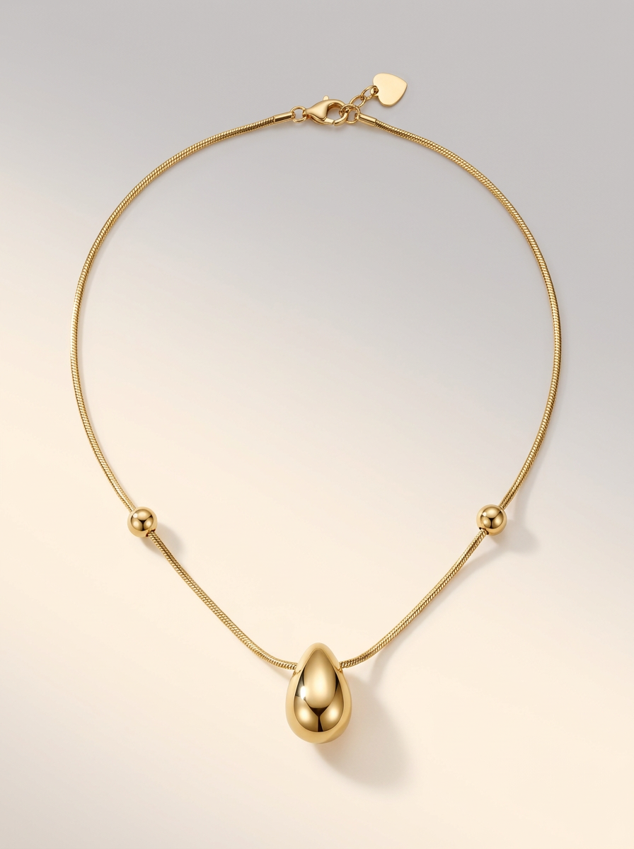 GARGANTILLA CON COLGANTE FORMA DE GOTA