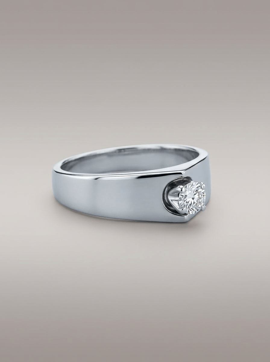 ANILLO SOLITARIO CON DIAMANTE