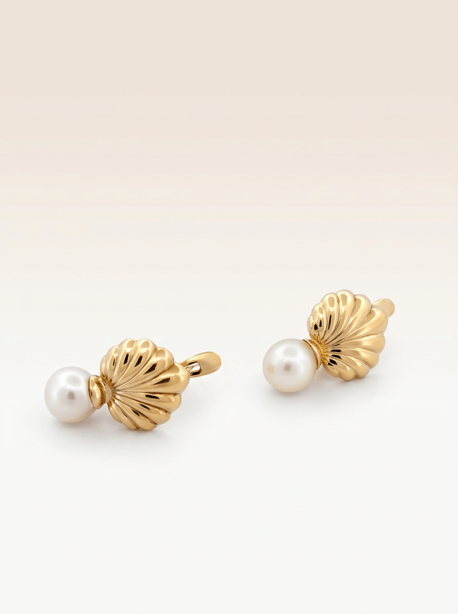 PENDIENTES CON PERLA